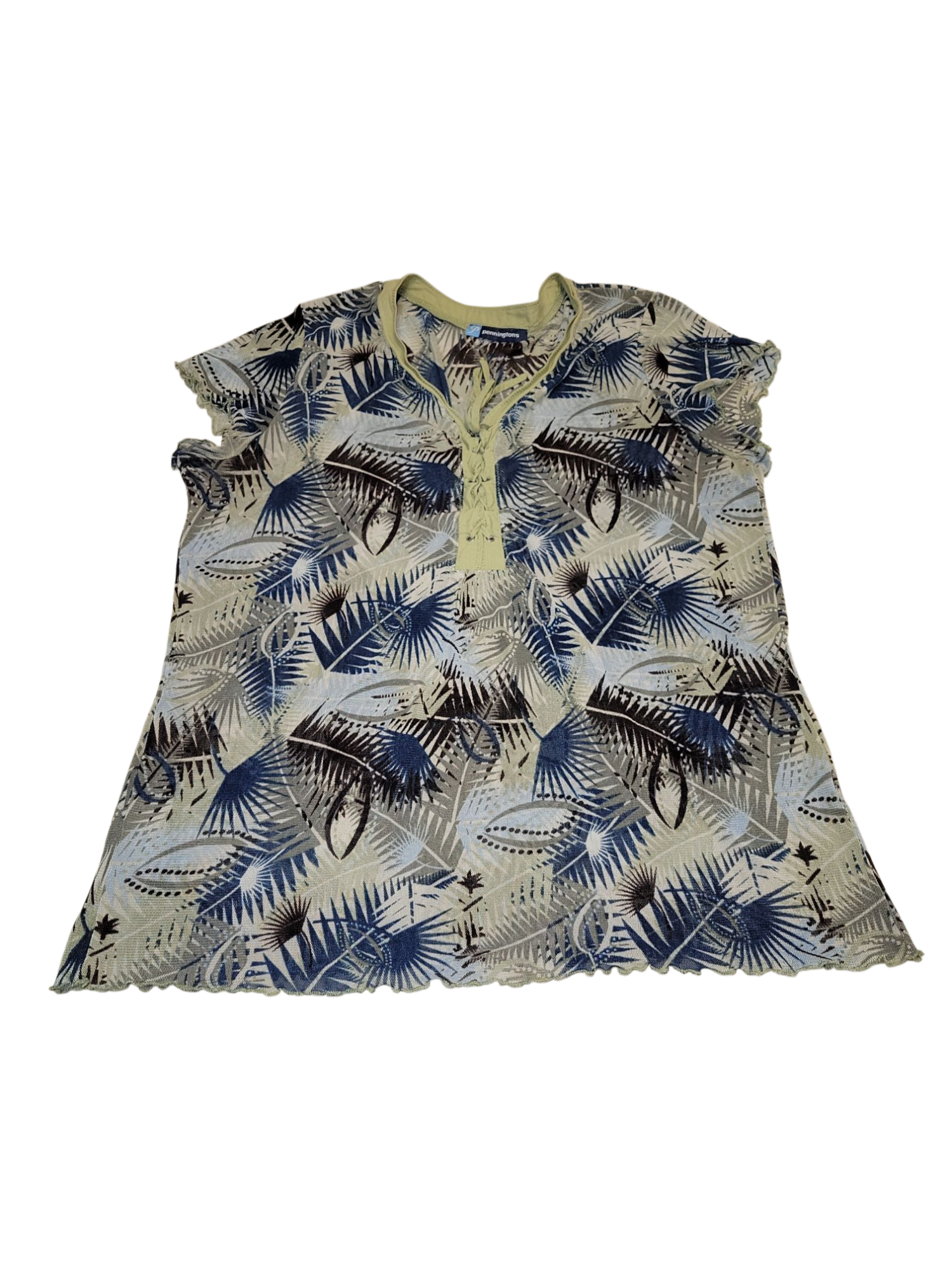 Women's Large Penningtons See Through Top
