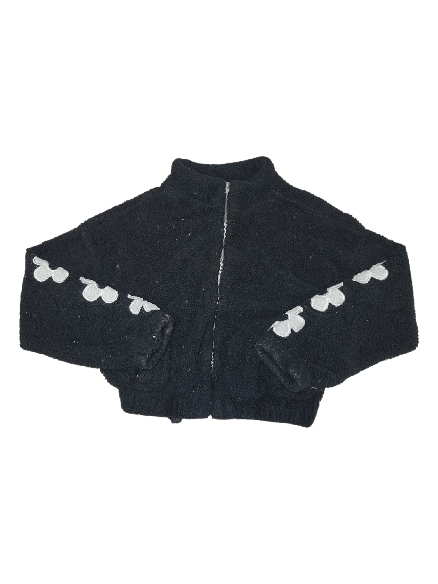 Women's XS Crop Zip Up Sweater