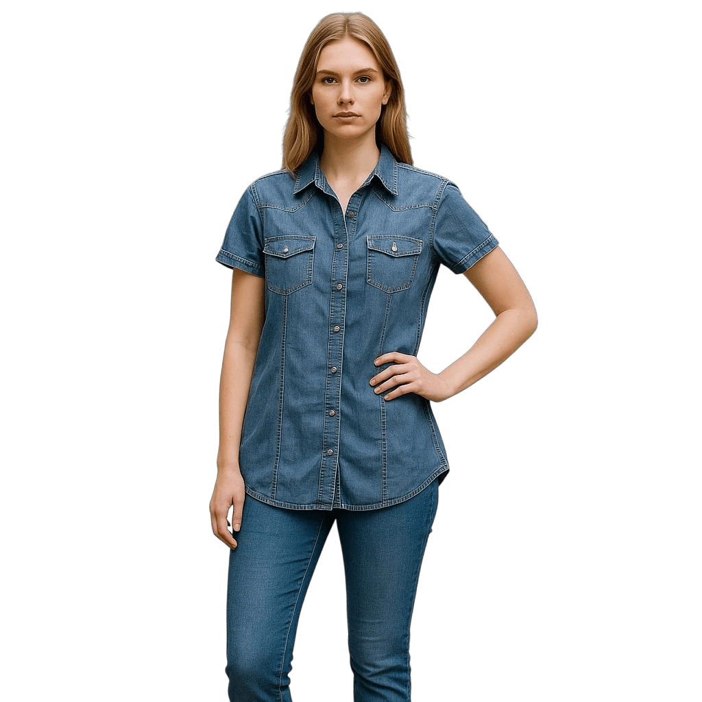 Women's Small Reitmans Denim Top