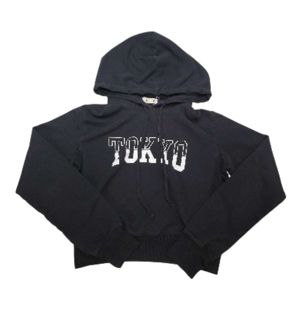 Women's XS Crop Hoodie Garage