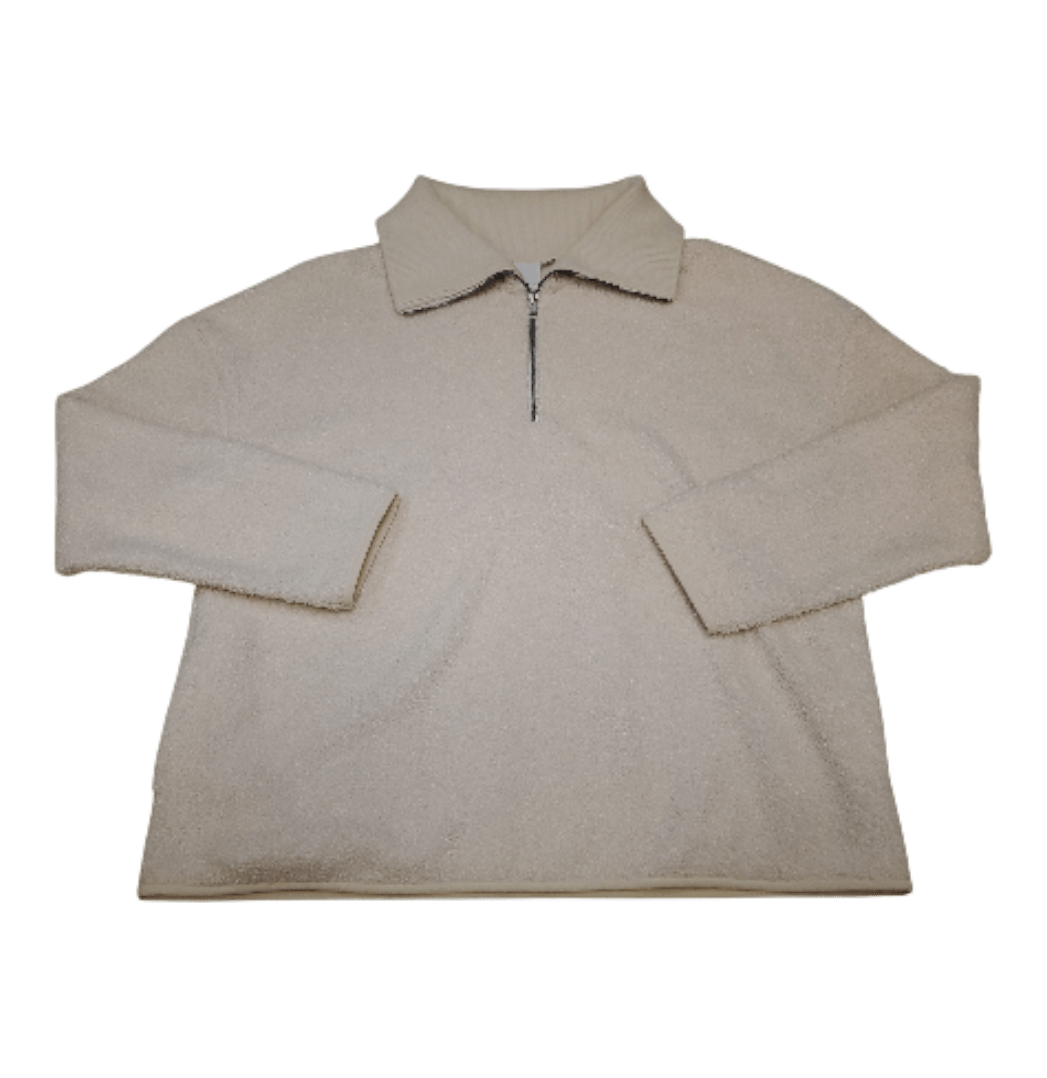 Women's 2XL Fleece Zip Up Sweater