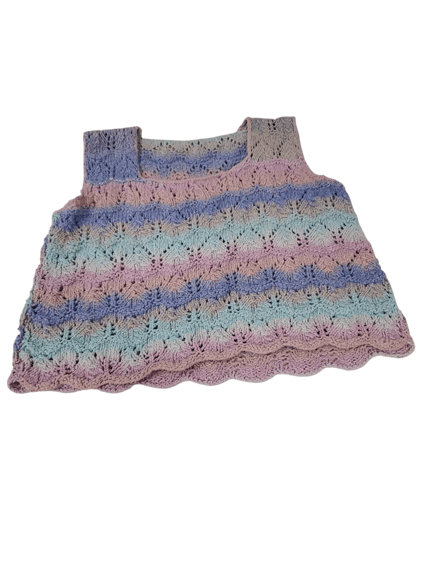 woman's crochet tank top size S