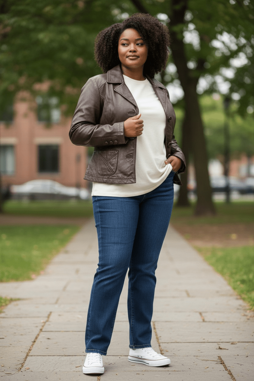 Woman's Size 6 Leather Jacket