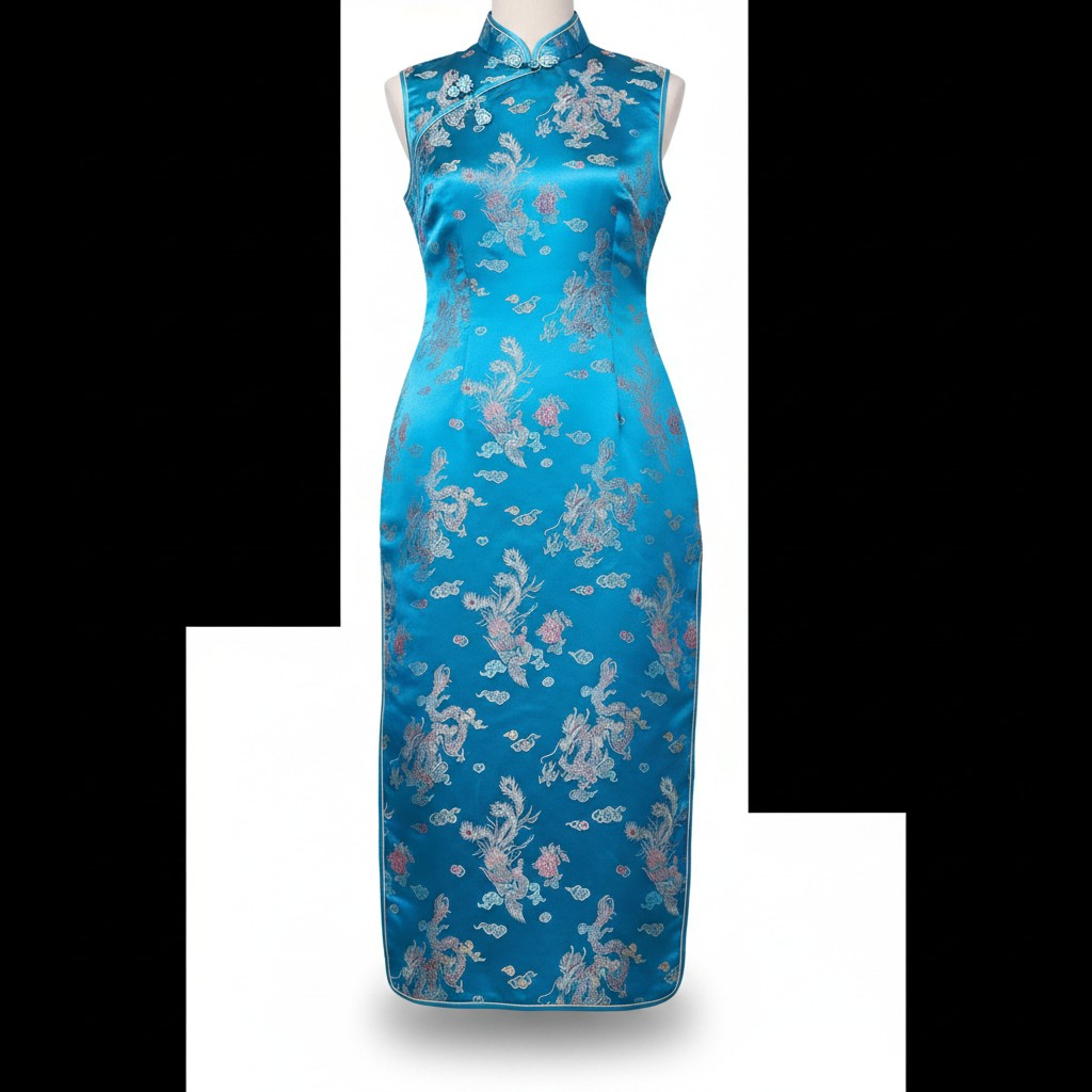 Women's XXL Chinese Dress (made small)