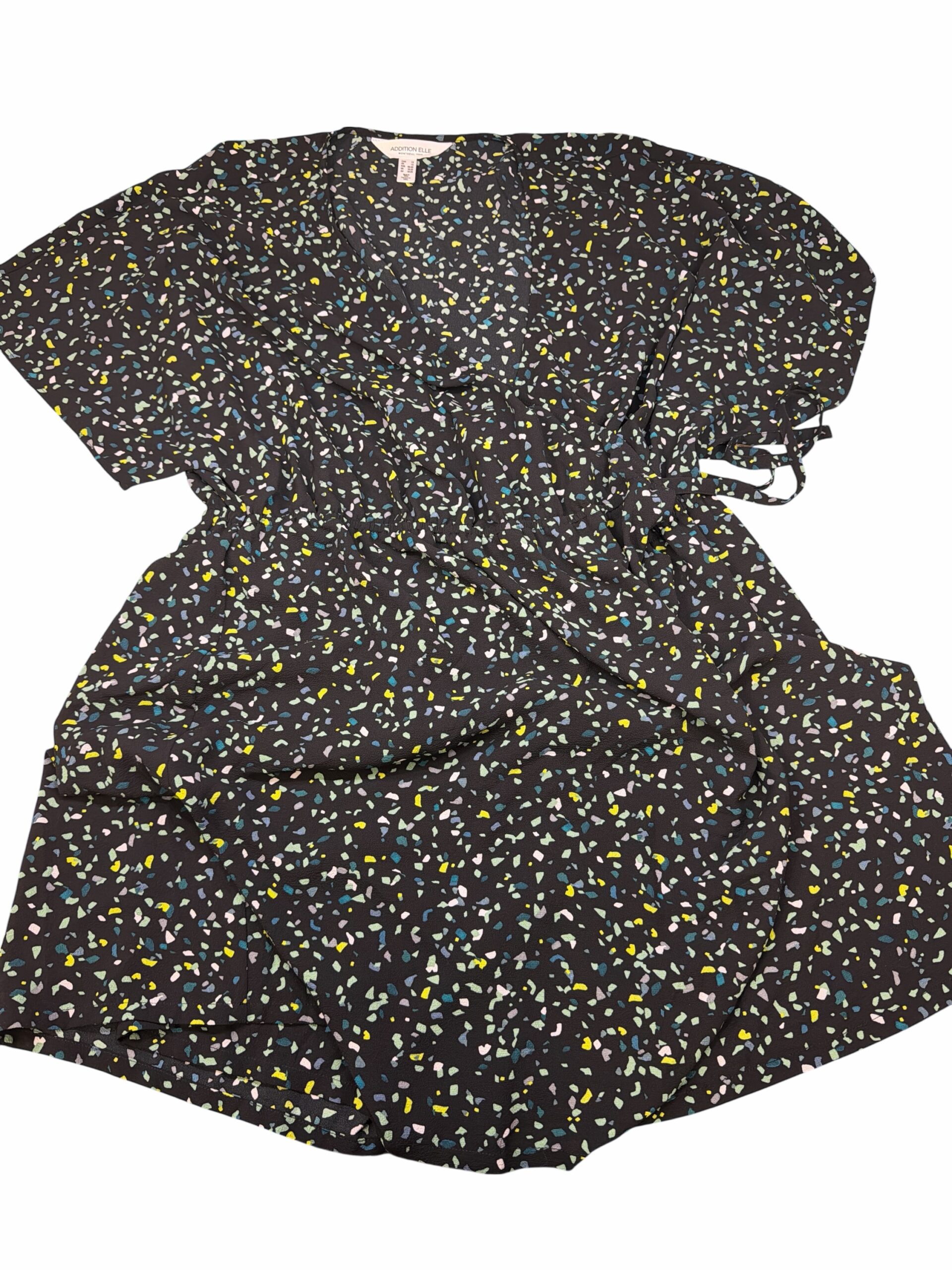 Womens 1x Addition Elle Wrap Shirt