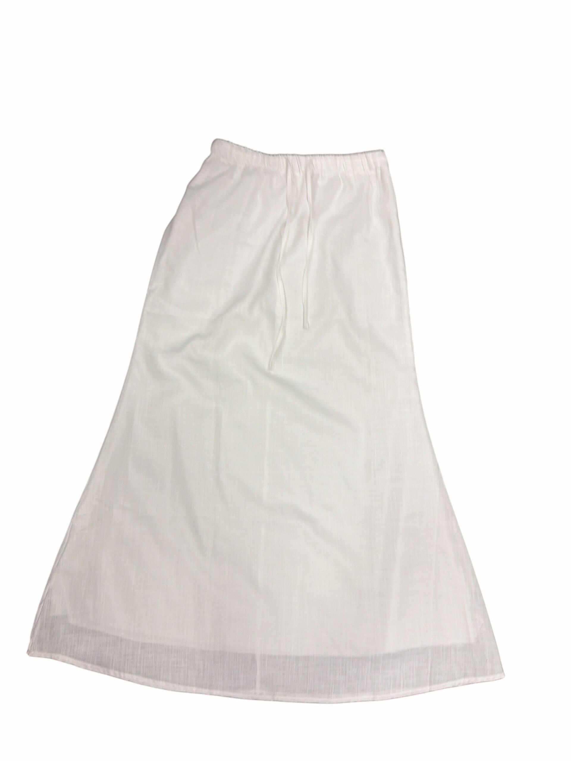 Women's SM White Long Skirt