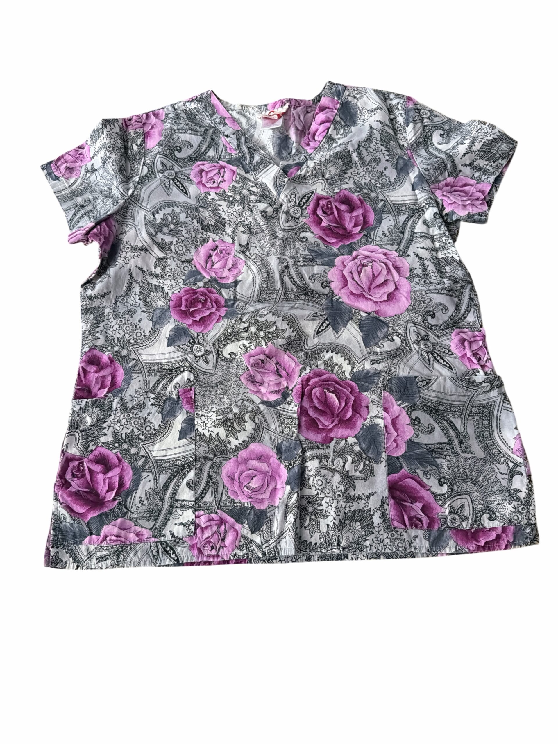 Womens MED Scrub Top