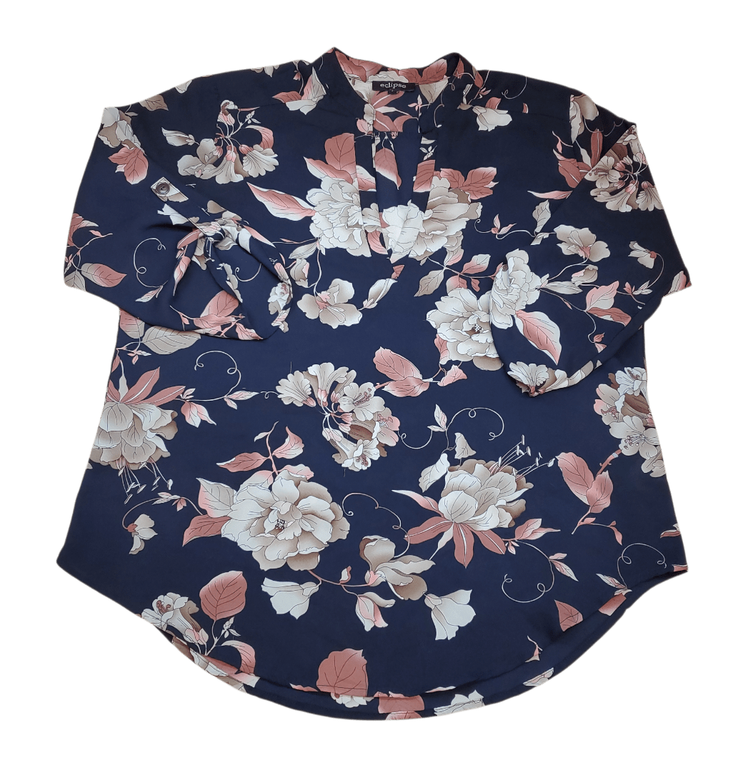 Women's Large Eclipse Floral Shirt