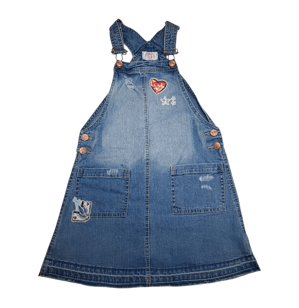 Kid's 8 Justice Dress Overall