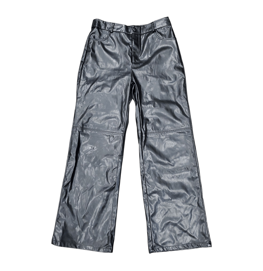 Women's Petite Large Leather Pants