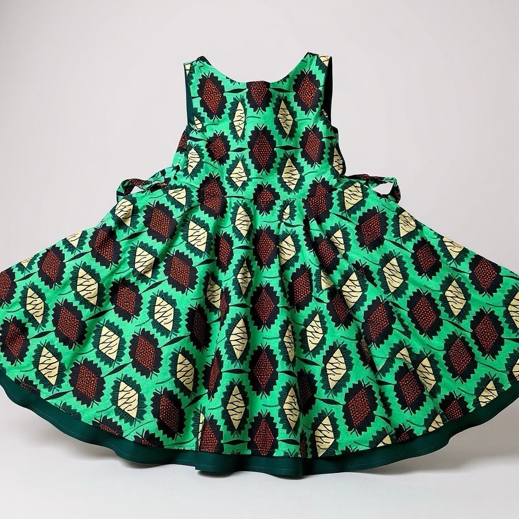 Girls Size 6/7 African Dress Handmade