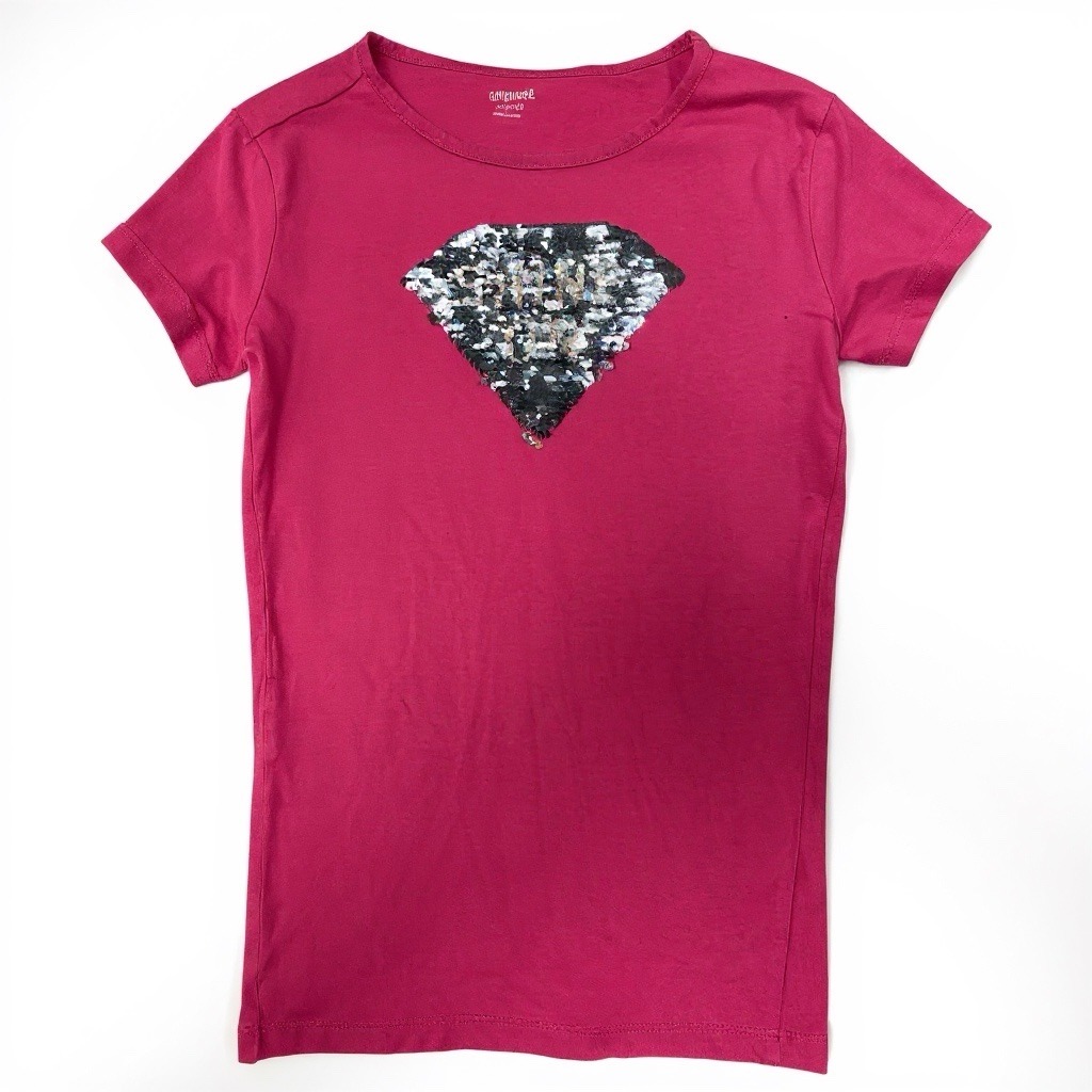 Girls Size 10 “shine on” sequin shirt