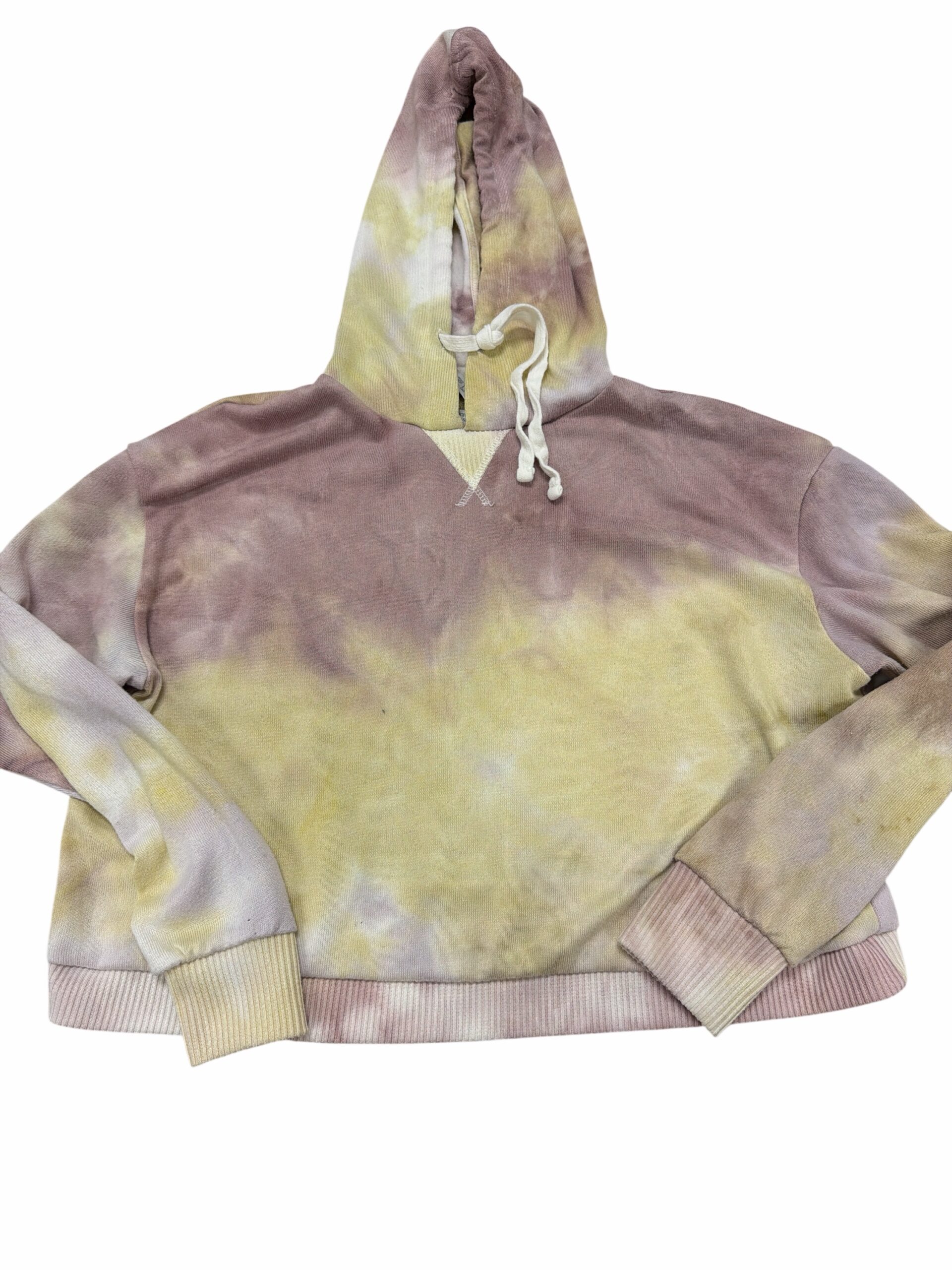 Womens SM Tie Dye Crop Sweater